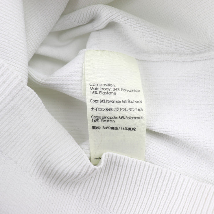 新品未使用展示品 3.1 Phillip Lim 3.1フィリップリム ジップアップ ノースリーブ その他トップス PS15-7380SPS 表記サイズ XS ナイロン ポリウレタン ホワイト グレー シルバー金具 タンクトップ