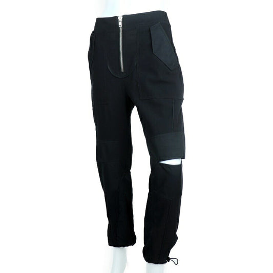 新品未使用展示品 3.1 Phillip Lim 3.1フィリップリム パンツ カーゴパンツ S162-5218DCY 表記サイズ 0 コットン ブラック ジップアップ 長ズボン ボトムス ファッション パンツ