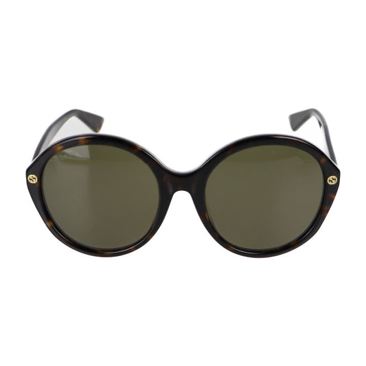 美品 GUCCI グッチ サングラス サングラス GG0023SA 表記サイズ 57 20-145 プラスチック ブラウン系 ゴールド金具 蜂 Bee ラウンド