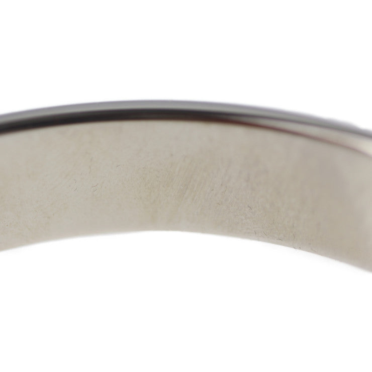 Very good condition HERMES Kawaii Bangle - Size S, Lizard, Metal, Pink Red, Silver