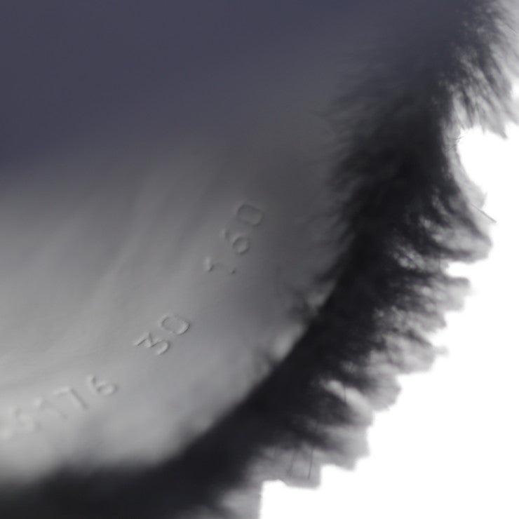 新品未使用展示品 GUCCI グッチ ホースビット サンダル 526176 #30 フェイクファー ラバー ネイビー 黒 赤 白 ゴールド金具 参考サイズ19cm キッズ