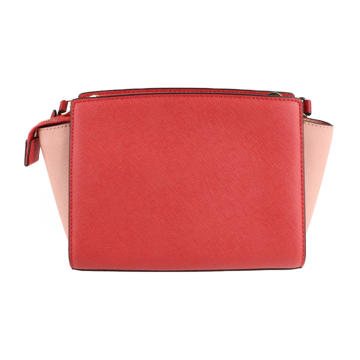 超美品 Michael Kors マイケルコース クロスボディバッグ ショルダーバッグ 30T4MLMM2T レザー ピンク系 ゴールド金具 ポシェット
