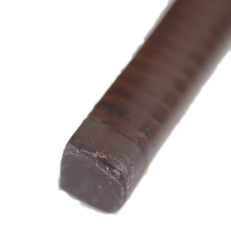 LOUIS VUITTON ルイ ヴィトン パンプス パンプス #34 1/2 レザー ブラウン ウィングチップ スクエアトゥ ピンヒール ハイヒール 参考サイズ22cm