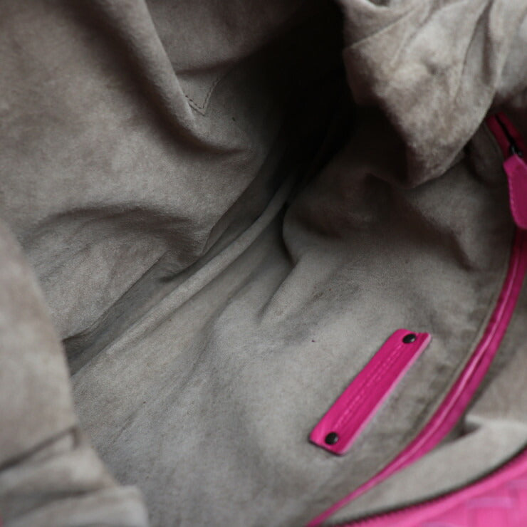 BOTTEGAVENETA ボッテガヴェネタ コンバーチブルバッグ イントレチャート ハンドバッグ 354216 レザー ピンク 2WAY セミショルダーバッグ トートバッグ