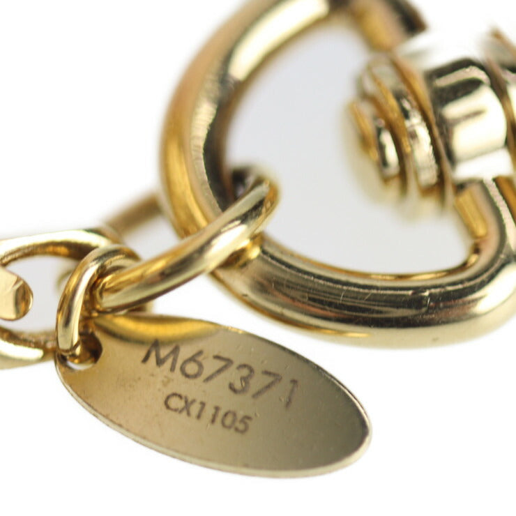 美品 LOUIS VUITTON ルイ ヴィトン フラッフィー キーホルダー M67371 ラビットファー メタル ローズクレール ピンク系 バッグチャーム ビトン