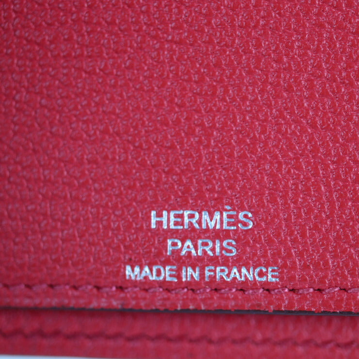超美品 HERMES エルメス エヴリン ロング 長財布 - シェーブル ルージュカザック ピンク系 二つ折り □P刻印 長札入れ エブリン