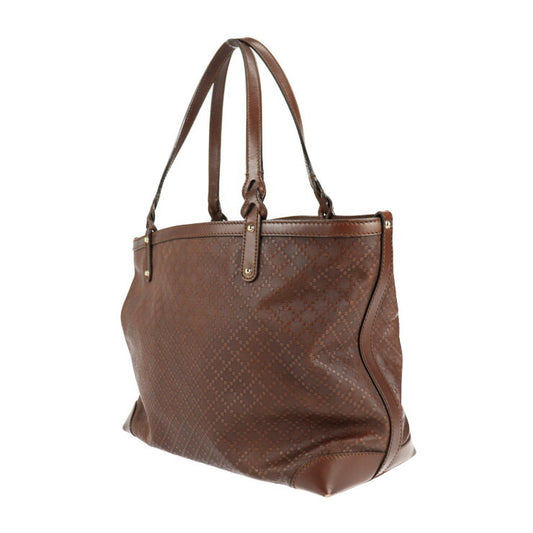 GUCCI グッチ ディアマンテ トートバッグ 247209 レザー ダークブラウン ショルダーバッグ