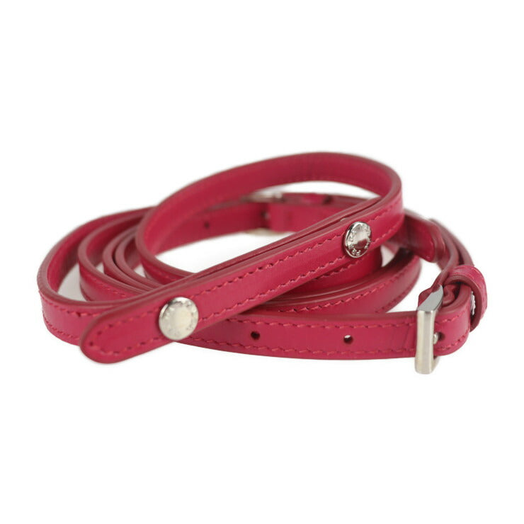 超美品 PRADA プラダ 2WAYバッグ ショルダーバッグ BT1031 ボックスカーフ PEONIA ピンク系 シルバー金具 ショルダーウォレット ポシェット レザー クラッチバッグ ポーチ