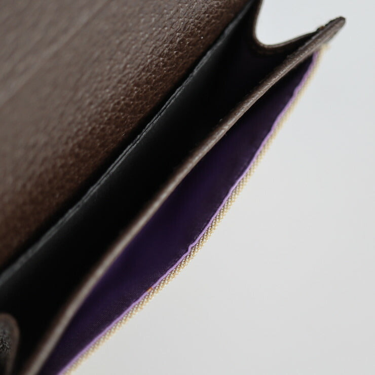 Very good condition BVLGARI business card holder, card case 26549, canvas, pigskin, beige, chocolate, logomania, bi-fold