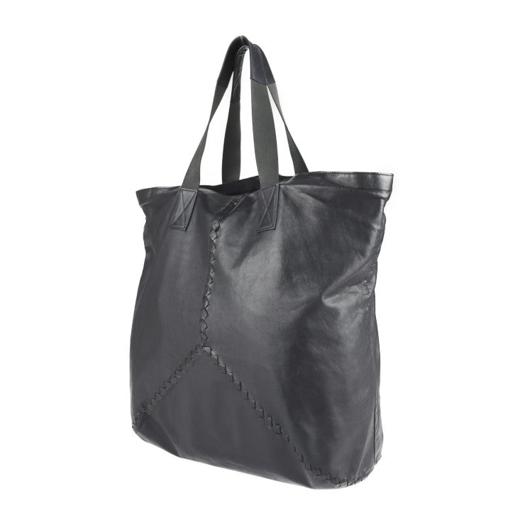 BOTTEGAVENETA ボッテガヴェネタ イントレチャート トートバッグ 234540 レザー ブラック ハンドバッグ ショッピングバッグ