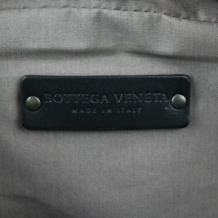 超美品 BOTTEGAVENETA ボッテガヴェネタ BELT BAG IN MICRO INTRECCIATO EMBOSSED マイクロ イントレチャート ウエストバッグ 547889 カーフレザー ブラック マルチカラー マイクロ イントレッチオ エンボスド ベルトバッグ ボディバッグ