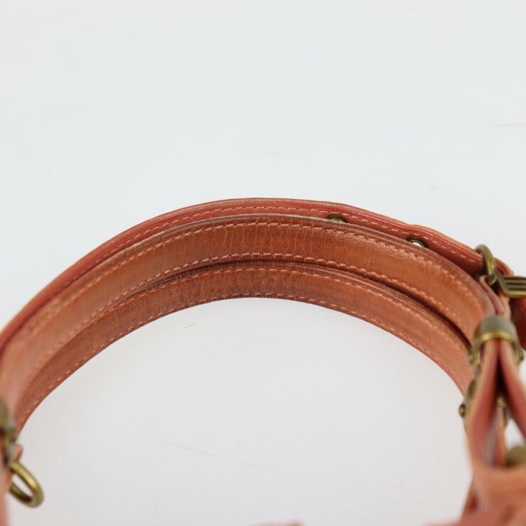 BOTTEGAVENETA ボッテガヴェネタ イントレチャート ハンドバッグ 162112 レザー サーモンピンク系 ゴールド金具 トートバッグ ミニバッグ