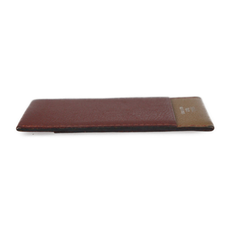 HERMES Hermes MC2 Gama Jungle Card Case - Veau Epsom Brown Business Card Holder Pass Case Bicolor A Engraved