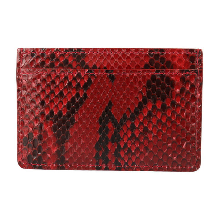 美品 LOUIS VUITTON ルイ ヴィトン ポルト カルト サーンプル カードケース N94174 パイソン FUCHSIA レッド系 エキゾチックレザー 激レア 希少 ビトン