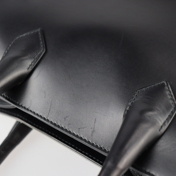 BALENCIAGA バレンシアガ パドロック オール アフタヌーン ハンドバッグ 319491 レザー パイソン ブラック グレー 2WAY ショルダーバッグ トートバッグ