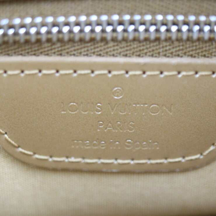 美品 LOUIS VUITTON ルイ ヴィトン ストックトン モノグラムマット ハンドバッグ M55117 レザー アンブレ ゴールド系 シルバー金具 ショルダーバッグ トートバッグ ビトン