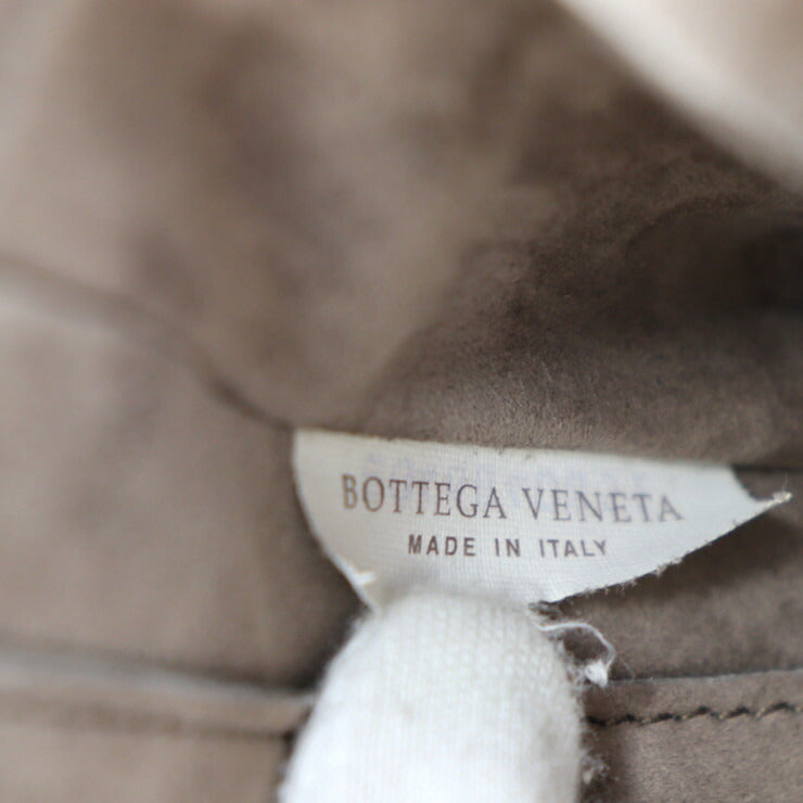 超美品 BOTTEGAVENETA ボッテガヴェネタ イントレチャート ショルダーバッグ 396485 ラムスキン リザード×パイソン×エナメル ブラック ガンメタル金具 チェーンショルダー エキゾチックレザー