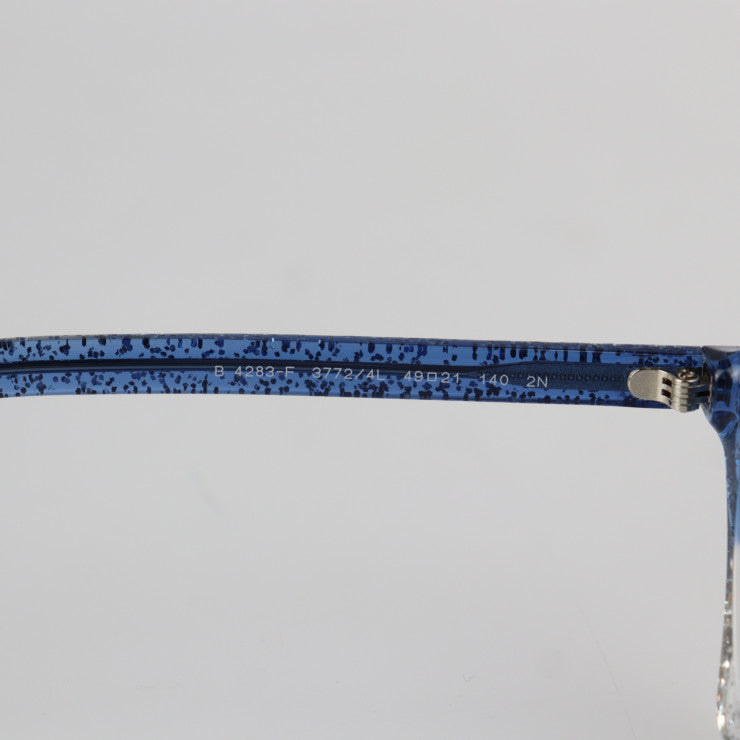 超美品 BURBERRY バーバリー サングラス サングラス BE4283F 3772/4L 表記サイズ 49□21 140 プラスチック ラメ入りブルー バタフライ キャットアイ