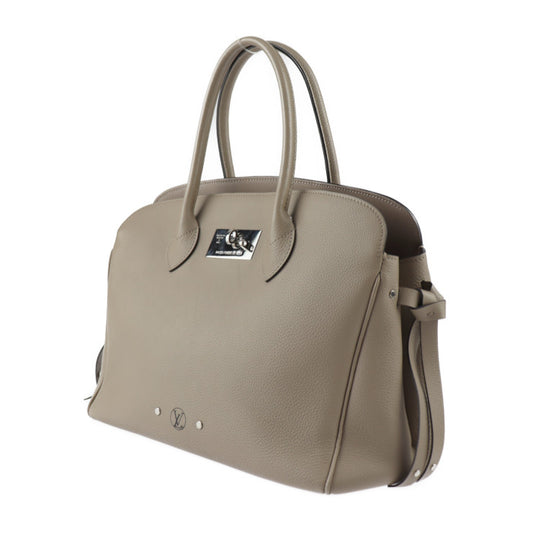 美品 LOUIS VUITTON ルイ ヴィトン ミラMM ハンドバッグ M51685 トリヨンレザー トゥルトレール ベージュ系 シルバー金具 2WAY ショルダーバッグ ビトン ターンロック