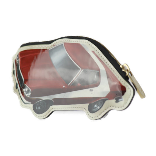 超美品 LOUIS VUITTON ルイ ヴィトン ポルトモネ ヴォワチュール コインケース M50420 パテントレザー マルチカラー ゴールド金具 小銭入れ 車 カー ビトン