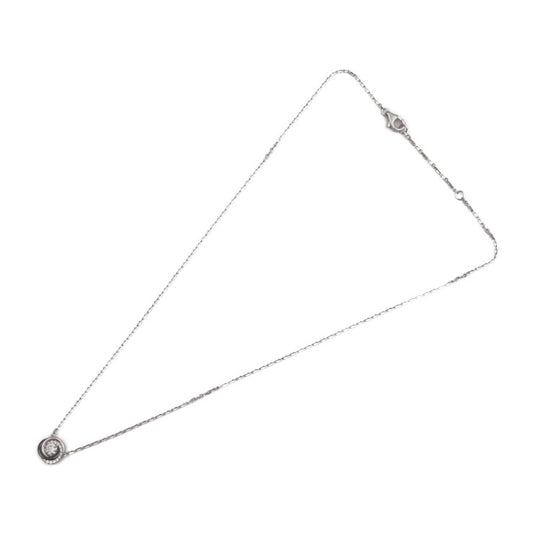 美品 CARTIER カルティエ トリニティ ネックレス CRB7224532 K18ホワイトゴールド セラミック ダイヤモンド ホワイトゴールド ブラック ペンダント 750 WG