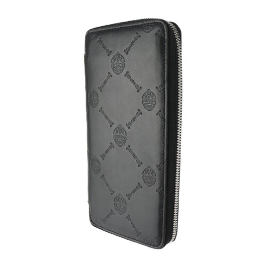 新古未使用展示品 Berluti ベルルッティ イタウバ バーティカル ロングジップウォレット 二つ折り財布 225441 カーフレザー ブラック シルバー金具 ラウンドファスナー 長財布