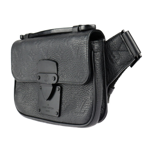 LOUIS VUITTON ルイ ヴィトン Sロック スリングバッグ モノグラム ウエストバッグ M58487 トリヨンレザー ノワール ブラック ウエストポーチ ビトン ブラック金具