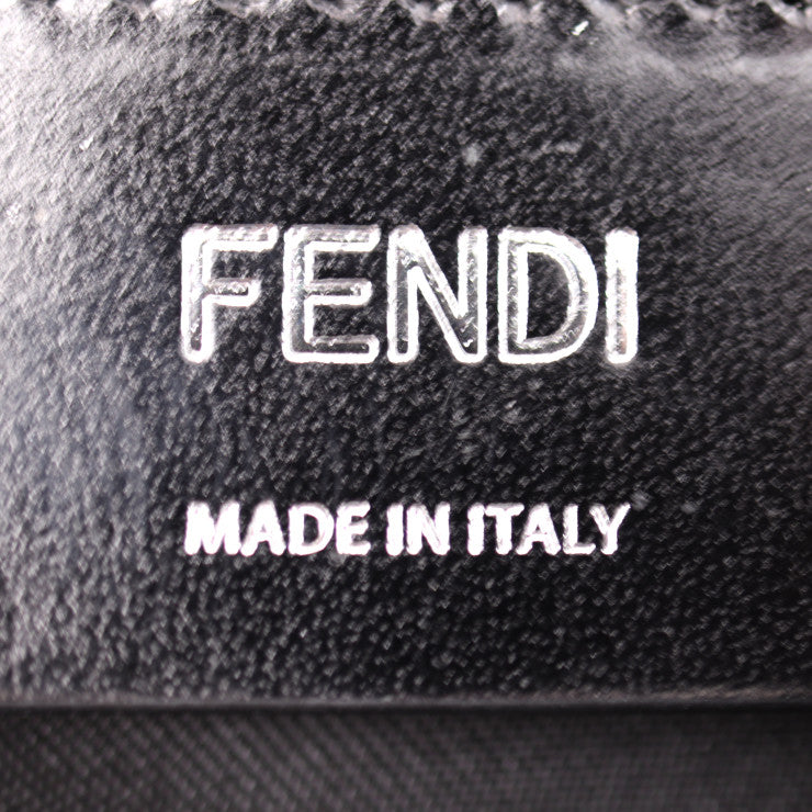 超美品 FENDI フェンディ マンマバケッド カモフラージュ ショルダーバッグ 7VA472 ナイロン レザー グリーン系 ベージュ系 ブラック系 シルバー金具 ウエストバッグ ボディバッグ クラッチバッグ 3WAY ミリタリー柄