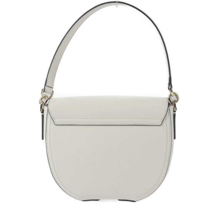 超美品 Furla フルラ CIRCE Crossbody S キルケ クロスボディS ハンドバッグ WB00641 レザー アイボリー系 ゴールド金具 2WAY ショルダーバッグ ポシェット