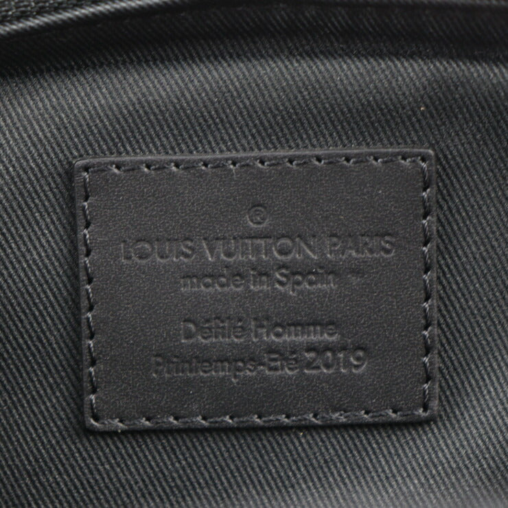 新古未使用展示品 LOUIS VUITTON ルイ ヴィトン ユティリティ サイドバッグ ショルダーバッグ M53298 トリヨンレザー ブラック オレンジ ボディバッグ ポーチ ビトン