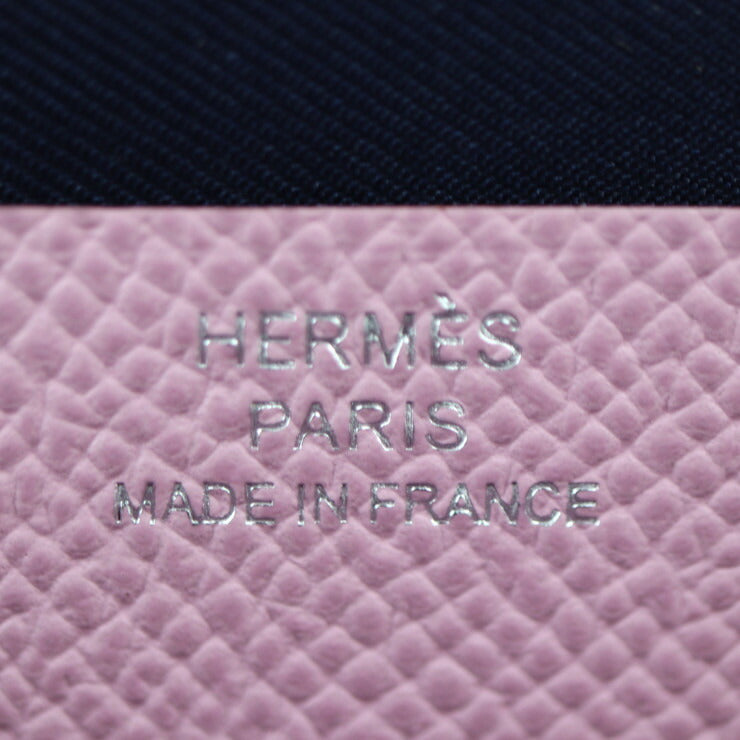 新古未使用展示品 HERMES エルメス ヌーヴォー トゥーゴー ショルダーバッグ ヴォーエプソン ヴォースイフト モーヴシルベストル ライム キュイーブル シルバー金具 ラウンドファスナー ウエストバッグ ウエストポーチ マルチケース 長財布 B刻印