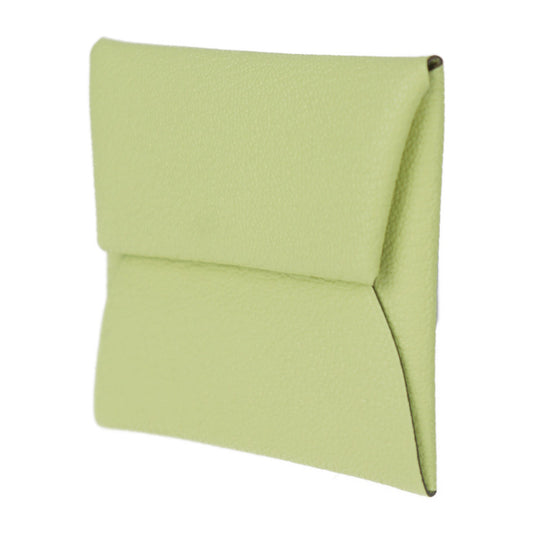 超美品 HERMES エルメス バスティア コインケース 039759CK シェーブル ジョーヌブルジョン イエロー系 シルバー金具 小銭入れ Z刻印