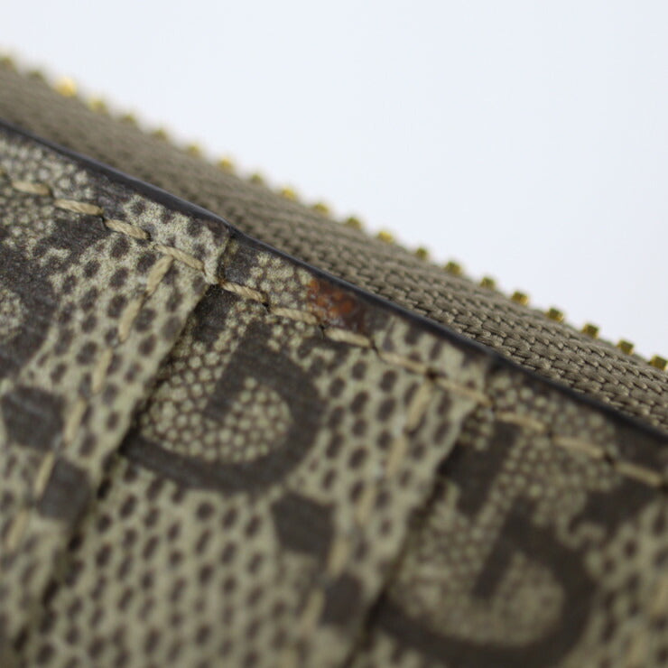 超美品 GUCCI グッチ BALENCIAGA バレンシアガ コラボ The Hacker Project ザ ハッカー プロジェクト カードケース 681706 GGスプリームキャンバス ベージュ ブラウン ゴールド金具 ネックストラップ付き フラグメントケース コインケース 小銭入れ