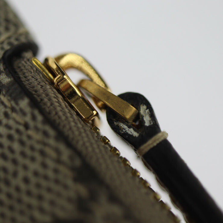 超美品 GUCCI グッチ BALENCIAGA バレンシアガ コラボ The Hacker Project ザ ハッカー プロジェクト カードケース 681706 GGスプリームキャンバス ベージュ ブラウン ゴールド金具 ネックストラップ付き フラグメントケース コインケース 小銭入れ