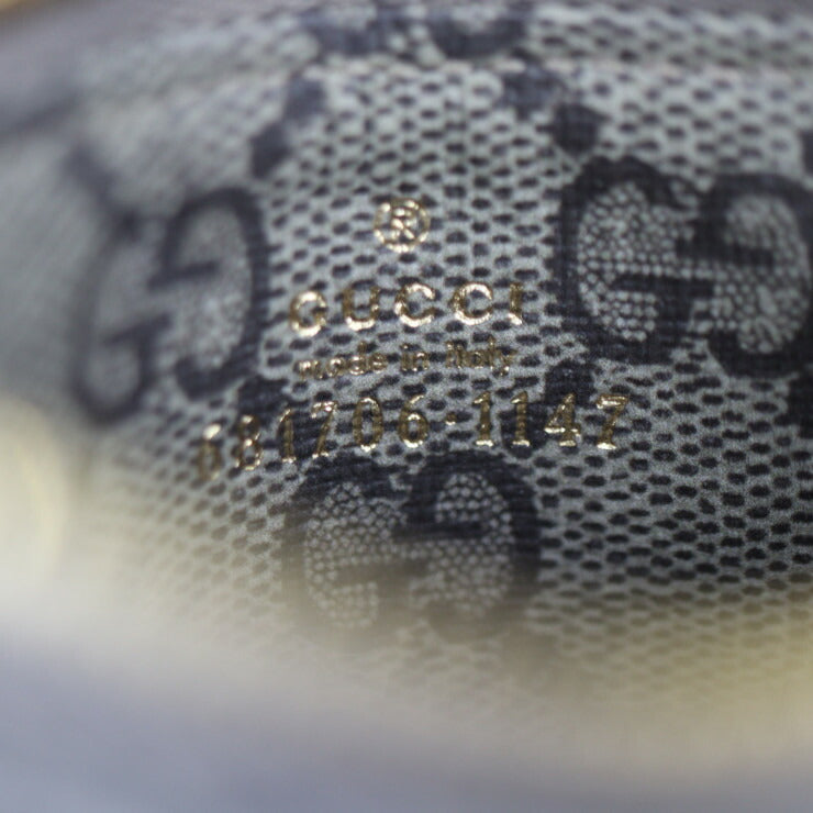 超美品 GUCCI グッチ BALENCIAGA バレンシアガ コラボ The Hacker Project ザ ハッカー プロジェクト カードケース 681706 GGスプリームキャンバス ベージュ ブラウン ゴールド金具 ネックストラップ付き フラグメントケース コインケース 小銭入れ