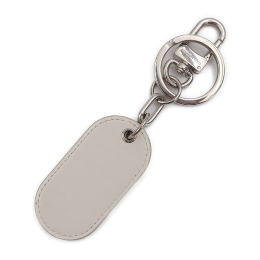 LOUIS VUITTON ルイ ヴィトン ポルト クレ ミリタリータブ パステル・モノグラム キーホルダー MP2862 PVC カーフレザー ホワイト系マルチカラー シルバー金具 キーリング バッグチャーム ビトン