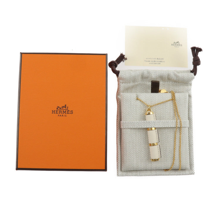 新古未使用展示品 HERMES エルメス シャルニエール GM ネックレス 011084CC ヴォースイフト メタル ナタ ゴールド ペンダント