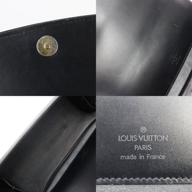美品 LOUIS VUITTON ルイ ヴィトン ノクターン GM ショルダーバッグ M52172 エピレザー ブラック ゴールド金具 ワンショルダー ビトン