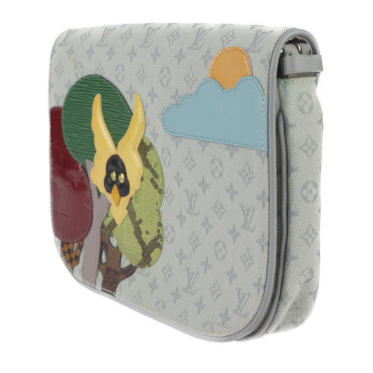 LOUIS VUITTON ルイ ヴィトン コント ドゥ フェ ミュゼット モノグラムミニ ショルダーバッグ M92279 キャンバス レザー グレー系 マルチカラー シルバー金具 クロスボディ ビトン