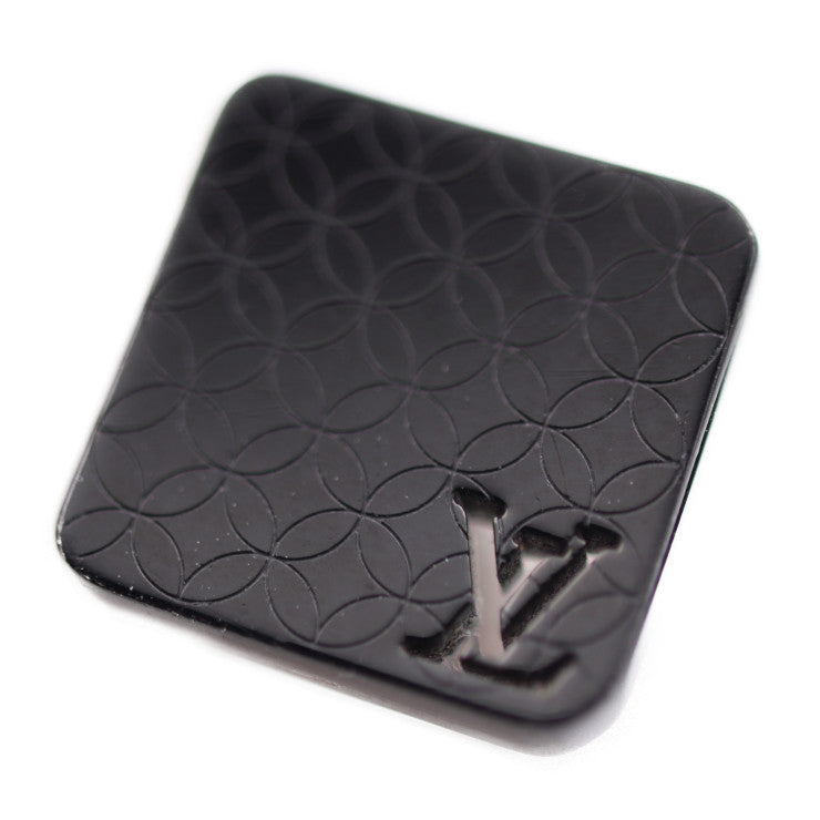 美品 LOUIS VUITTON ルイ ヴィトン ブトン ドゥ マンシェット シャンゼリゼ ダミエ カフス M65044 メタル ブラック カフリンクス ダミエケース付き ビトン