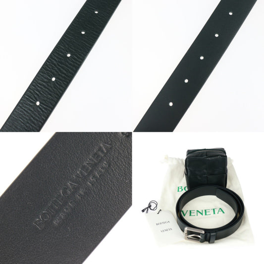超美品 BOTTEGAVENETA ボッテガヴェネタ ベルトバッグ イントレチャート ウエストバッグ 709342 VA9A5 カーフレザー ダークグリーン系 シルバー金具 カセット