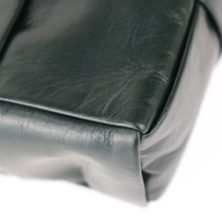 超美品 BOTTEGAVENETA ボッテガヴェネタ ベルトバッグ イントレチャート ウエストバッグ 709342 VA9A5 カーフレザー ダークグリーン系 シルバー金具 カセット