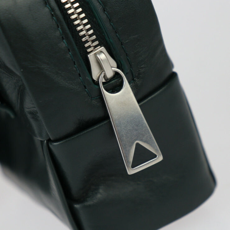 超美品 BOTTEGAVENETA ボッテガヴェネタ ベルトバッグ イントレチャート ウエストバッグ 709342 VA9A5 カーフレザー ダークグリーン系 シルバー金具 カセット