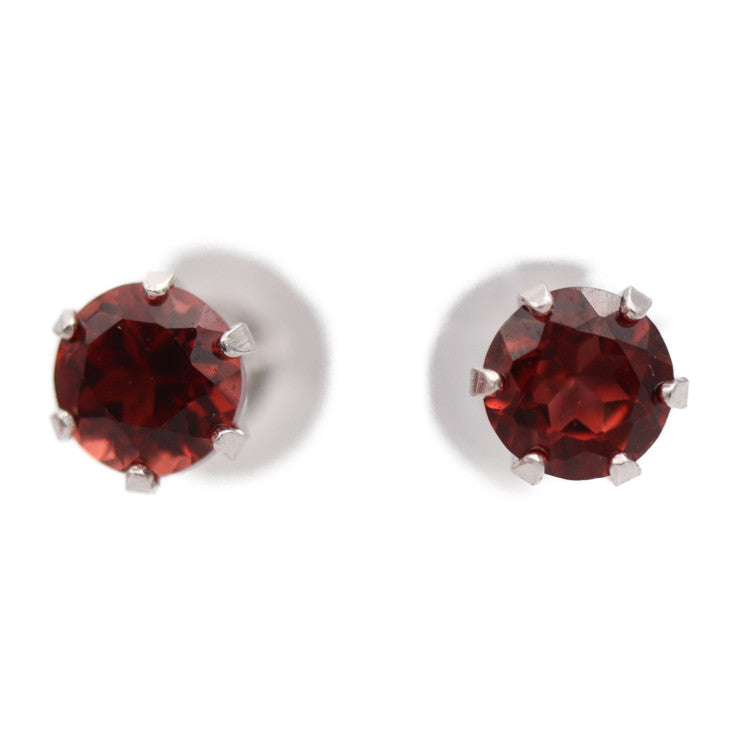 超美品 no brand ノーブランド スタッドピアス ピアス - キュービック・ジルコニア Pt900 レッド プラチナ 耳飾り 貴金属