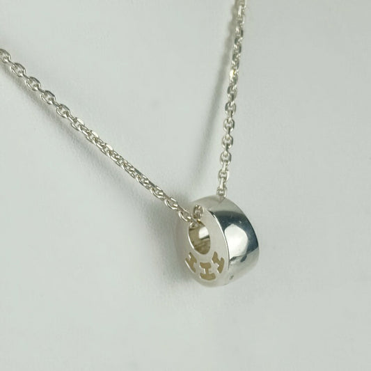 HERMES エルメス ネックレス Pendant CLARTE 2 ペンダント クラルテ 2 104851B-00 シルバー Ag925 レディース チョーカー サークル
