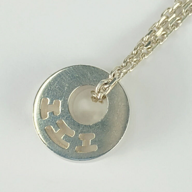 HERMES エルメス ネックレス Pendant CLARTE 2 ペンダント クラルテ 2 104851B-00 シルバー Ag925 レディース チョーカー サークル