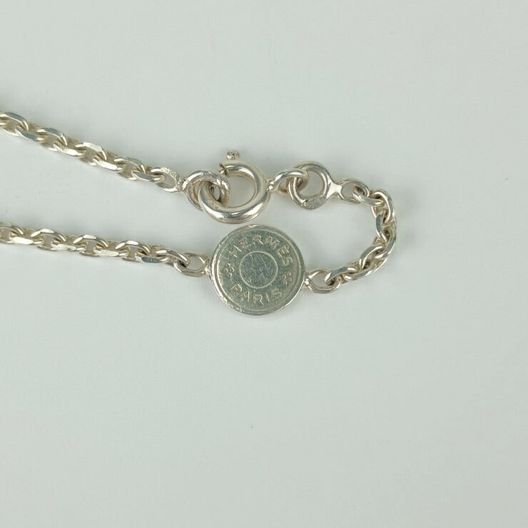 HERMES エルメス ネックレス Pendant CLARTE 2 ペンダント クラルテ 2 104851B-00 シルバー Ag925 レディース チョーカー サークル