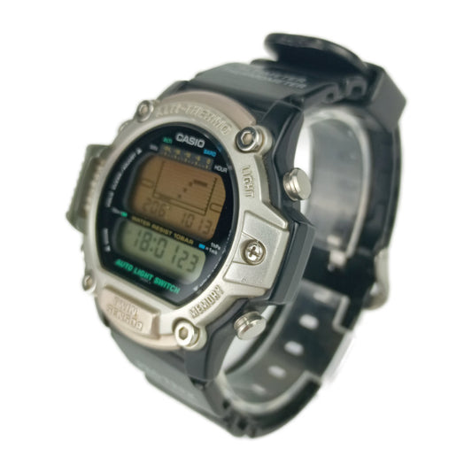 CASIO Casio Watch PROTREK PRT-30 Silver Gray Black Stainless Steel Men's Quartz Digital