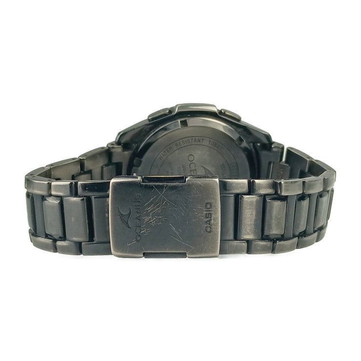 CASIO カシオ 腕時計 OCEANUS オシアナス OCW-T600TDCJ-1AJF ブラック チタン メンズ ソーラー電波