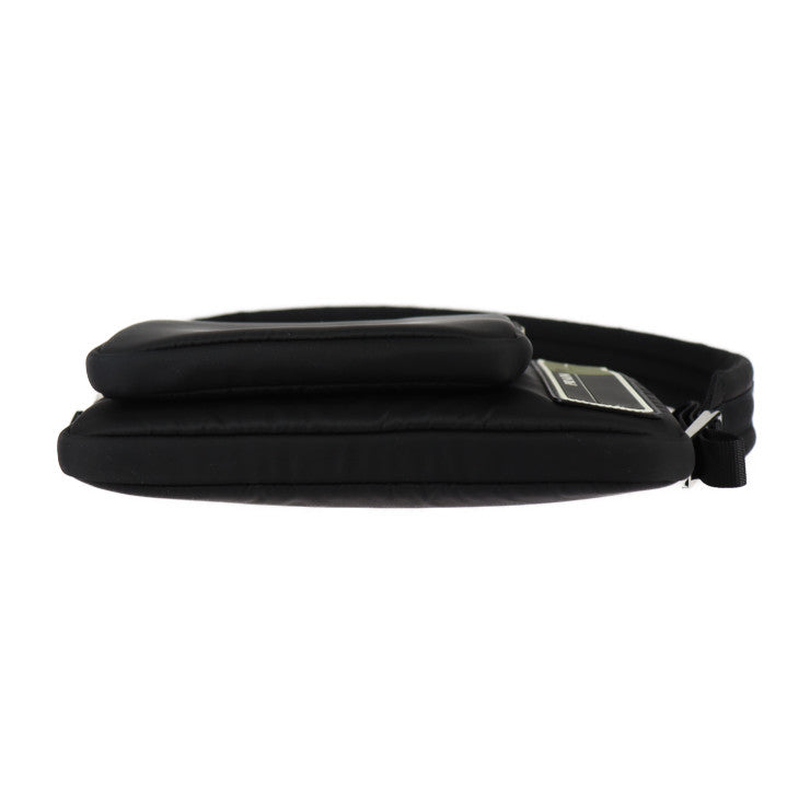 超美品 PRADA プラダ クロスボディバッグ ショルダーバッグ 2VH088 ナイロン ブラック シルバー金具 メッセンジャーバッグ